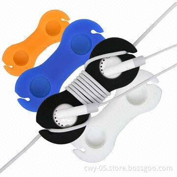 2013 New Product Custom Silicone Earphone, Cable Organizers